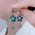 thumbnail image 3 of WILLBEST Conjunto De Aretes De Moda Para Mujer, Aretes Colgantes Con Borlas Y Pétalos., 3 of 4