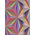 thumbnail image 1 of Ahgly Company Indoor Rectangle Patterned Rogue Pink Abstract Area Rugs, 7' x 10', 1 of 6