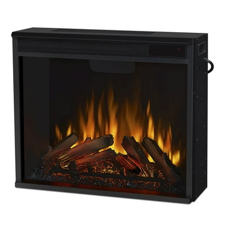Real Flame VividFlame Electric Firebox in Black