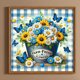 thumbnail image 3 of Pintura de diamante 5D DIY, kit de flores con taladro redondo completo, decoración del hogar, arte artesanal, 30x30cm, 3 of 9