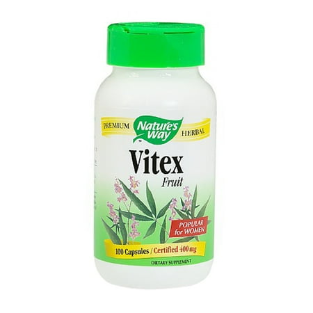 - Natures Way Premium Herbal Vitex Fruit 400 Mg Capsules - 100 Ea