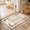 White, variant on Coastal Washable Small Entryway Area Rugs 2'x3', Starfish Shell Coral Rustic Navy Blue Washable Throw Rug Non-Slip Sturdy Edge Binding Carpet for Front Door Floor Room Entry