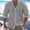 Grey, variant on Long Sleeve Shirts for Men Casual Lightweight Soft Shirts Solid Color Loose Open-Front Shirt Black Size L