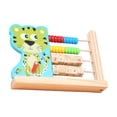 thumbnail image 2 of Reloj de aprendizaje, juguete de aprendizaje de matemáticas, juguete de habilidad de aprendizaje de madera, juguete de educativo Tigre, 2 of 9