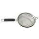thumbnail image 5 of Colador de malla de acero inoxidable coladores de alimentos coladores de cocina profesionales colador de harina colador para té asado jugo arroz fruta 20 centímetros, 5 of 8