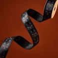thumbnail image 5 of Gingham Check Ribbon , Wired Edge Woven Ribbon for Wreaths, Halloween Decor, Fall Bow Making , 141.73In Black, 5 of 7