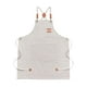 thumbnail image 1 of Delantal de lona perfecl Resistente al agua con bolsillos grandes Blanco, 1 of 8