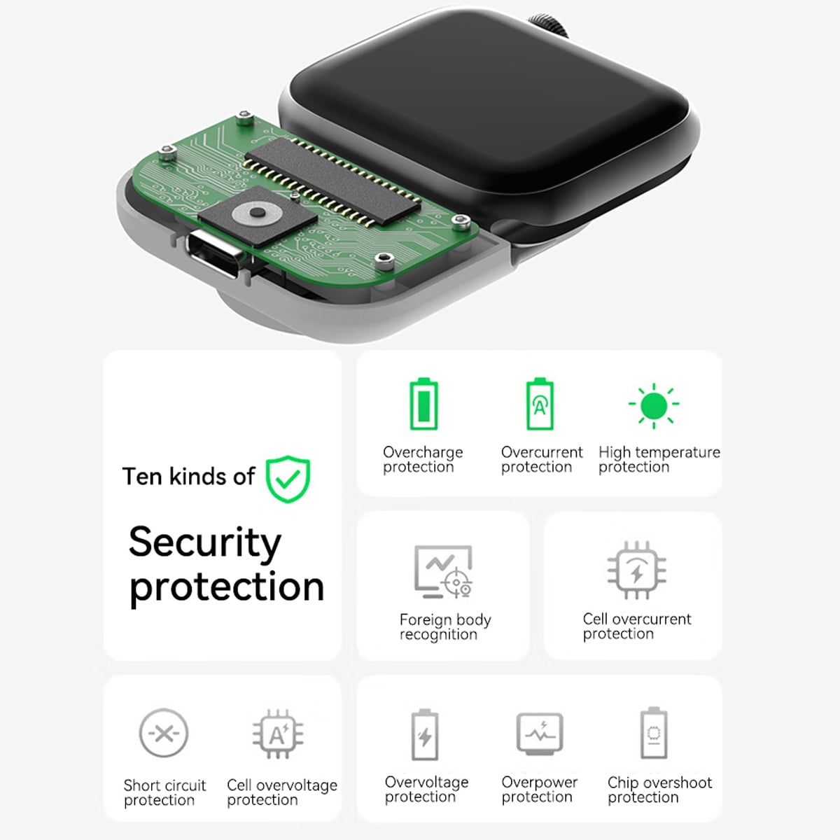 Portable Accessories Wireless Charger Mini Power Bank Sports charging case for AppleWatch