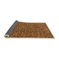 thumbnail image 2 of Ahgly Company Indoor Square Abstract Orange Modern Area Rugs, 3' Square, 2 of 4