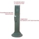 thumbnail image 4 of Cubierta protectora para ventilador de torre, cubierta de ventilador de pedestal, completamente rodeada, verde matcha Sincero Electrónica, 4 of 4