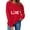 Red#9, variant on cocolona Womens Heart Graphic Sweatshirts Fall Winter Crewneck Long Sleeve Shirts Fashion Casual Loose Love Print Pullover Tops