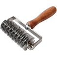 thumbnail image 1 of Pastry Cutter, Pastry Crust Roller Cutter Stainless Steel Pastry Cutter Roller Wooden Handle DIY Baking Tool for Pie Pizza Bread P, 1 of 8