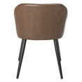 thumbnail image 5 of SAFAVIEH Adalena Midcentury Modern Accent Chair, Brown, 5 of 10