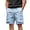 #04 Light Blue 【Mix & Match: Stock Up on Your Favorite Colors】, variant on Men's Solid Zipper Pocket Workwear Shorts, Adjustable Drawstring Elastic Waist Elastic Leg Cuff Storage Pockets for Outdoor Construction Daily | TruHer,Black L