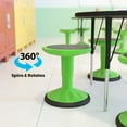thumbnail image 5 of Flash Furniture Carter Adjustable Height Active Learning Stool for Classrooms, 14" - 18"H, Green, 5 of 18