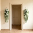 thumbnail image 6 of Rattan Basket Artificial Bougainvillea Wall Hangings, Full Bloom Silk Flower Suspended Ornament for Wedding Hall Ceiling, Interior Wall and Indoor Wedding Venue Space Styling Decoration, 6 of 6