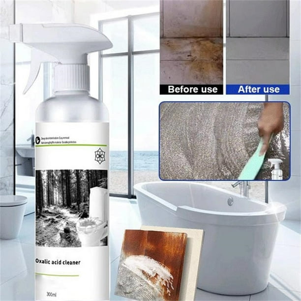 Limpiador Oxálico Multiusos, Quitamanchas Oxálico En Aerosol, Limpiador de Inodoros Oxálico, Limpiador En Espuma Quitamanchas Oxálico de 300 Ml