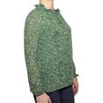 thumbnail image 5 of Michael Michael Kors Tie Neck Long Sleeve Lined Blouse (Moss, X-Small), 5 of 6