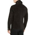 thumbnail image 2 of Men's Stylish Black 100% Genuine Suede Leather Lightweight Soft Satin lining Jackets for Men - XS Size, 2 of 3