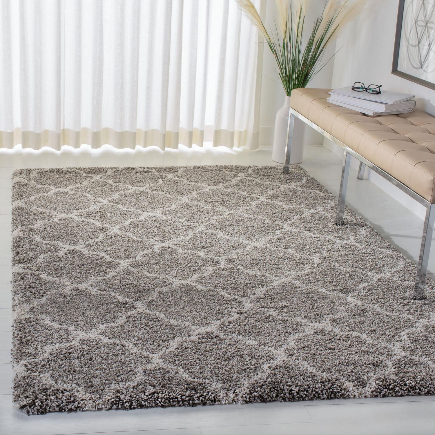 Safavieh Hudson Jaye Geometric Shag Area Rug