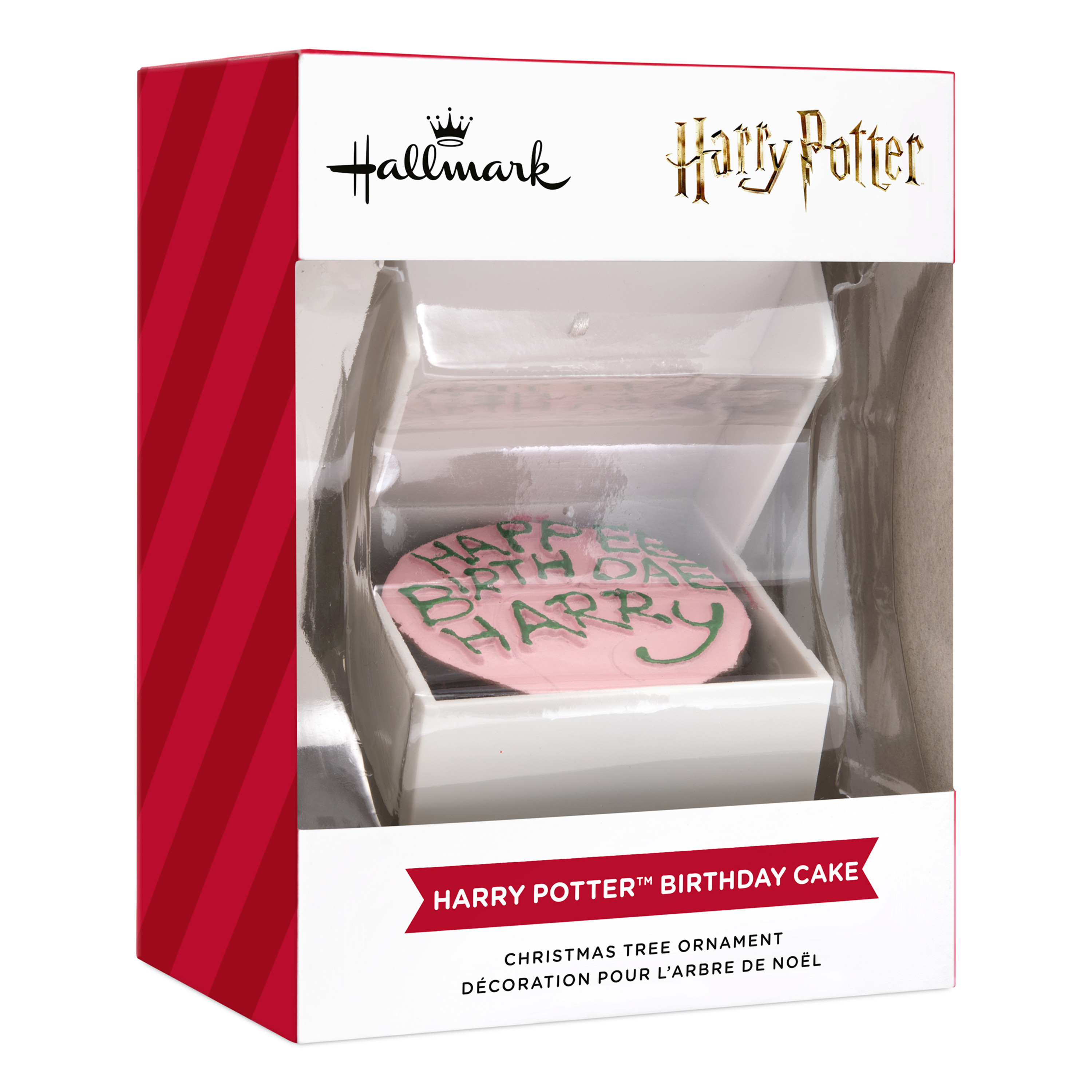 Hallmark Christmas Ornament (Harry Potter Birthday Cake), 1 Count