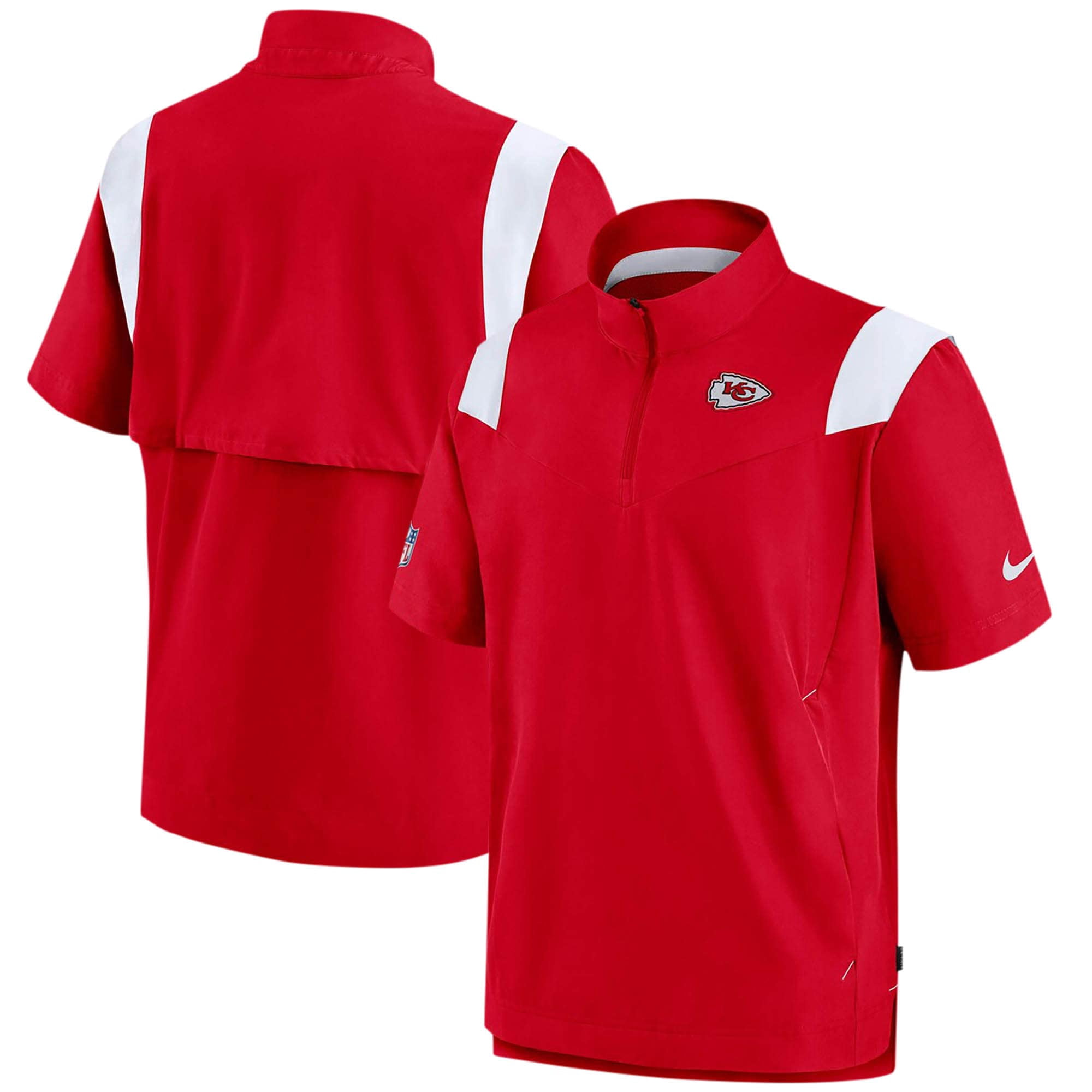 nike quarter zip red