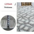 thumbnail image 6 of Soft Fluffy Modern Living Room Area Rugs Shaggy Plush Non-Slip Bedroom Carpets Suitable for Children Room, College Dorm and Nursery Home Decor Floor Rugs(31"x79"/63"x90"), 6 of 6