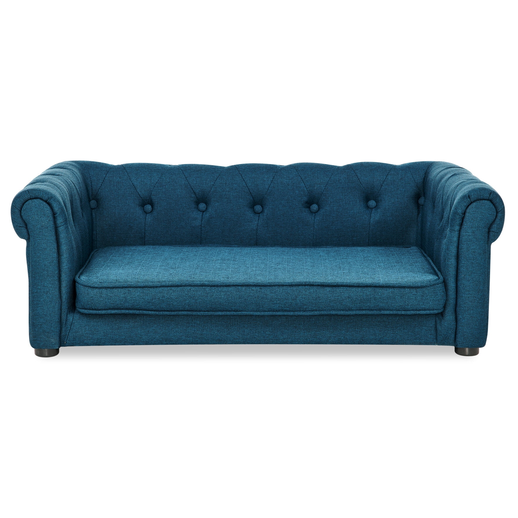 Pet Bed, Elegant Rectangle Pet Bed for Medium and Large Dogs, Elevated Dog Sofa Bed, Dog Couch, Modern and Stylish Dog Sofa for Large Dogs, Blue