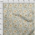 thumbnail image 3 of oneOone Silk Tabby Light Beige Fabric Floral Diy Clothing Quilting Fabric Print Fabric By Yard 42 Inch Wide, 3 of 4