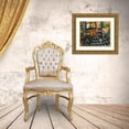 thumbnail image 3 of Georges Gaudion 23x20 Gold Ornate Framed and Double Matted Museum Art Print Titled - Luce Reading to Rabastens, 3 of 4