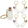 thumbnail image 4 of Mini Glass Containers With Cork Lids For DIY Projects And Home Decoration Clear Elegant Design 5Pcs, 4 of 5