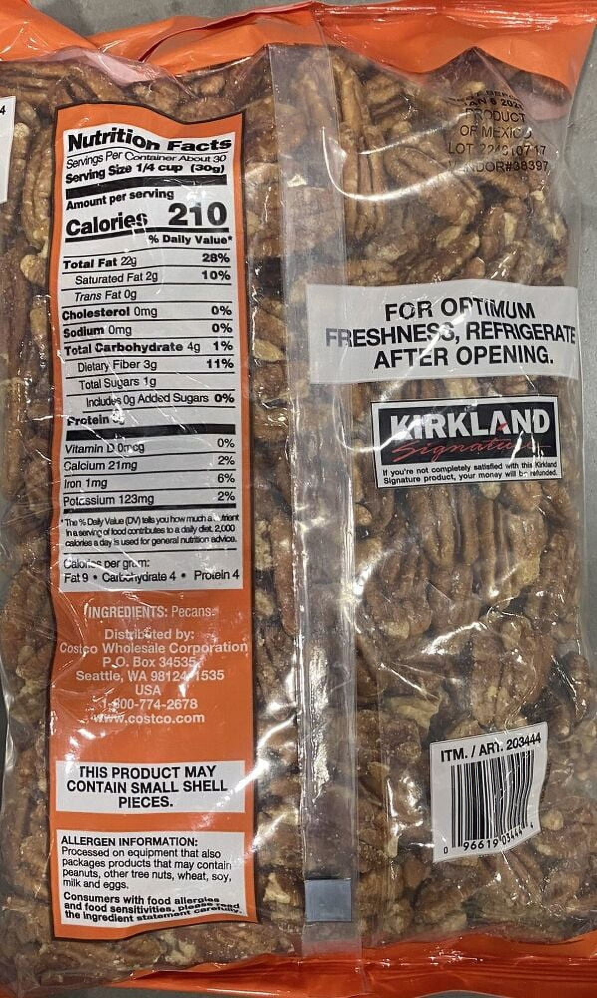 2x Signature #1 US Fancy PECANS HALVES 32 oz Bag 2 lbs - 2 PACK