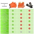 thumbnail image 2 of KITCHEN PERFECTION Silicone Smoker Oven Gloves -Extreme Heat Resistant BBQ Gloves -Handle Hot Food Right on Your Grill Fryer Pit|Waterproof Oven Mitts |Superior Value Set+3 Bonuses, 2 of 3