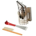 thumbnail image 2 of Outil Grattoir à Ruche Outil Cadre Lève-Ruche et Grattoir Brosse Apiculture Fumoir pour Apiculteur Ensemble d'Outils de Ruche, 2 of 7
