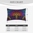 thumbnail image 6 of Fotbe Indian Mandalas Dragonfly Pillow Cases - Envelope Closure - Luxury, Extra Soft, Cooling Pillow Covers - Wrinkle, Fade, Stain Resistant-14"x20", 6 of 9