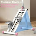 thumbnail image 4 of Stair Stepper with 3 Level Adjustable Resistance,Home Upgrade Vertical Climber Workout Machine with Adjustable Handlebar for Exercise,Climber Fitness Equipment with Stable Frame,for Family,Pink, 4 of 8