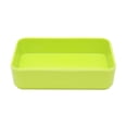 thumbnail image 1 of Melamine Rectangular Hot Pot Dish Plastic Barbecue Plate Tableware for Home Restaurant Buffet (Type B, Small Size, Green), 1 of 8