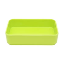 PAMINGONO Rectangular Plate Green 1Set 6.2 x 3.8 x 1.6in