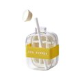 thumbnail image 2 of Botella cubo hielo molde 2-en-1 un con paja (500 ml) blanco, 2 of 9