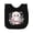 AB-Black, variant on Inktastic Cute Owl with Heart and Flowers Newborn Bib