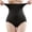 Black#1, variant on Triangle Shapewear for Women Tummy Control High Waisted Butt Lifting Body Shaper Shorts Thigh Slimmer Underwear