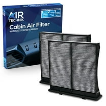 AirTechnik CF10930 Cabin Air Filter w/Activated Carbon 2 Pack  Fits Subaru Crosstrek 2016-2017, Forester 2009-2018, Impreza 2008-2016, WRX STI 2012-2021, XV Crosstrek 2013-2015 - 72880-FG000