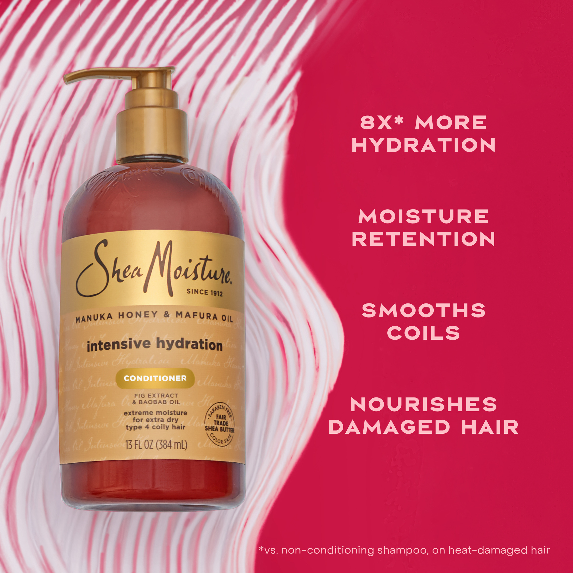 SheaMoisture Intensive Hydration Conditioner, Manuka Honey, 13 fl oz photo 3