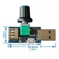 thumbnail image 4 of Regulador Enfriamiento Volumen Aire Ventilador USB Multifunción Continuo para Oficina, 4 of 4