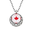 thumbnail image 1 of Happy Canada Day 4th Of July Maple Necklaces Pendant Retro Moon Stars Jewelry, 1 of 3