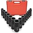 thumbnail image 3 of Neiko 02476A 1/2" Drive Deep Impact Socket Set, 14 Piece | 6 Point Standard SAE Sizes (3/8-Inch to 1-1/14") | Cr-V Steel, 3 of 4