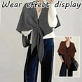 thumbnail image 2 of Chic Shawl With Loop ,Pashmina Shawl Wraps for Women, Shawls and Wraps for Evening Dresses Solid Color Wool Blend Shawl Dressy, 2 of 8