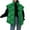 Green, variant on IMENGL Winter oversized puffer vest lightweight insulated, Green 2XL, Size M-2XL