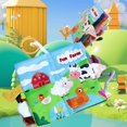 thumbnail image 1 of Feltree Interactive Chewable Tail Cloth Book for Babies - Tearproof Early Learning Fabric Book with Sound and Sensory Development Toy, 1 of 8