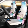 thumbnail image 2 of Sikiie Butterfly In Blossoms Zen Car Seat Protector 2 Pack Car Seat Cushion Mat, Car Seat Covers for SUV, Truck, Van, 2 of 7